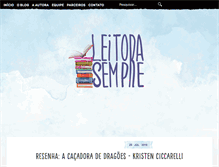 Tablet Screenshot of leitorasempre.com